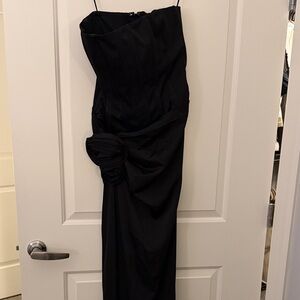 NBD Elegant Black Strapless Dress